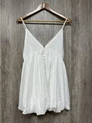 JEANASIS ジーナシス バルーン チュニック キャミソール sizeF/白 ■◆ レディース