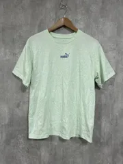 PUMA プーマ マーブル プリントロゴ Tシャツ sizeXL/緑 ■◆ レディース