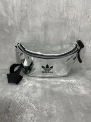 adidas originals アディダスオリジナルス エナメル ロゴ ボディ バッグ sizeF/シルバー ■■ レディース