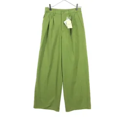 未使用 coen コーエン ワイドパンツ SMALL オリーブ レディース 古着
