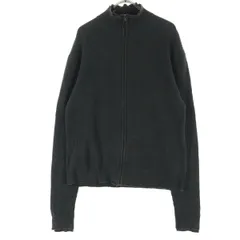 Calvin klein カルバンクライン 長袖 ジップアップ ニットジャケット L ダークグレー メンズ 古着のサムネイル
