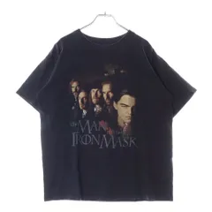 VINTAGE (ヴィンテージ) 90S THE MAN INTHE IRON MASK 鉄仮面の男 プリント 半袖Tシャツ ブラック