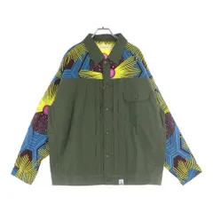 MAGIC STICK (マジックスティック) 20AW AFRICAN 1ST TYPE SHIRT JACKET アフリカンファーストタイプ 長袖シャツ カーキ 20FW-MS8-007のサムネイル