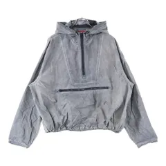 DIESEL (ディーゼル) 25SS J-Noode-A Packable hooded anorak jacket ナイロン ハーフジップ アノラックジャケット グレー A16207