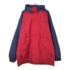 90年代 NIKE ナイキ ナイロンジャケット スポーツ レッド(メンズ M)中古 古着 X3454