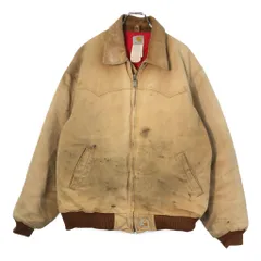 00年代 USA製 Carhartt カーハート サンタフェジャケット ワーク ライトブラウン(メンズ X-LARGE REGULAR)中古 古着 X3491