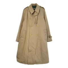 80年代 イングランド製 Brooks Brothers ブルックスブラザーズ トレンチコート ベージュ(メンズ 38 L)中古 古着 X3529のサムネイル
