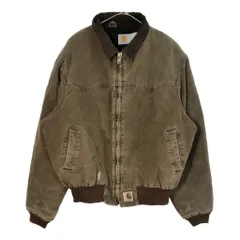 Carhartt カーハート サンタフェジャケット ワーク ブラウン(メンズ L相当)中古 古着 X3530