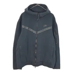 NIKE ナイキ テックフリース フルジップ パーカー スポーツ ブラック(メンズ L)中古 古着 X3695