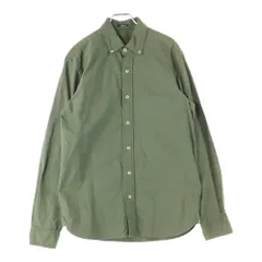 DENHAM (デンハム) ボタンダウン長袖シャツ コットン カーキ 01-16-02-40-001のサムネイル