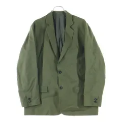 Graphpaper (グラフペーパー) Suvin Double Weave Jacket スビン ダブルウェーブ テーラードジャケット カーキ GM233-20087Bのサムネイル