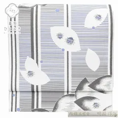 【最大10%OFFクーポン配布中】 【中古】 袋帯 リサイクル 正絹 フォーマル 礼装用 黒 白 黒留袖 カジュアル 仕立て上がり てんとう虫文様 博多織伝統工芸士 時枝洋海 mm1685b 【 送料無料 リユース 和服 結婚式 お祝い お茶会 パーティー 入