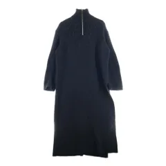 Yohji Yamamoto (ヨウジヤマモト) 96AW ARCHIVE HALF ZIP TURTLE LONG KNIT ハーフジップ タートル ロング ニット ブラック FG-K39-966のサムネイル