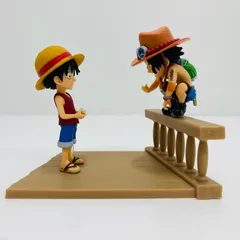 【飾磨店】 中古 ルフィ&エースWCFログストーリーズ-モンキー・D・ルフィ＆ポートガス・D・エース-「ワンピース」