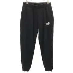 PUMA プーマ スウェット ジョガーパンツ XL ブラック 裏起毛 メンズ 古着