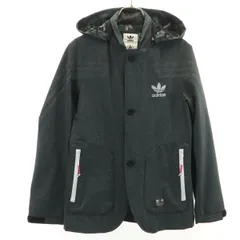 adidas Originals アディダスオリジナルス UNITED ARROWS & SONS ユナイテッドアローズ アンド サンズ コラボ トレフォイルロゴ アーバン ジャケット XS チャコールグレー メンズ 古着のサムネイル