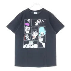 VINTAGE (ヴィンテージ) 90s DISNEY VILLAINS ディズニー ヴィラン Tシャツ 半袖カットソー ブラック