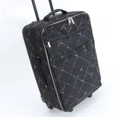 美品 シャネル シリアルシール付 トラベルライン 2WAY スーツケース バッグ 出張 旅行 ブラック 黒 メンズ レディース RWM DO1-1【中古】のサムネイル