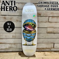 ANTIHEROスケボーデッキ8.06×31.8㌅定価13400 - メルカリ