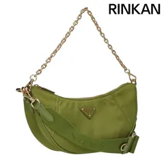 プラダ  1BH222 三角ロゴプレートチェーン付きリナイロンショルダーバッグ メンズ