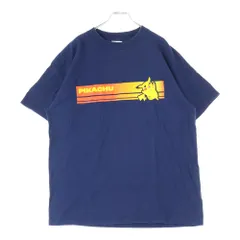 VINTAGE (ヴィンテージ) 90s POKEMON ポケモン ピカチュウ Tシャツ 半袖カットソー ネイビー