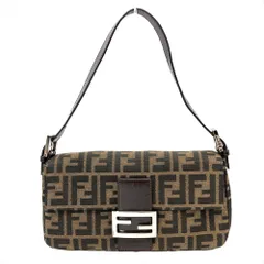 フェンディ FENDI ズッカ マンマバケット ショルダーバッグ ブラウン シルバー金具 レディース【中古】のサムネイル