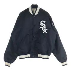 VINTAGE (ヴィンテージ) 80s STARTER WHITE SOX スターター シカゴホワイトソックス USA製 スタジャン ジャケット ブラック