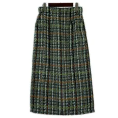 SIMPLICITE サンプリシテ  ツイードスカート size表記なし/ブルー