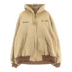 CARHARTT (カーハート) 10s COTTON DUCK ACTIVE JACKET コットンダック 企業刺繍 アクティブジャケット キャメル