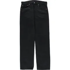 古着 リーバイス Levi's 501 ユーロモデル ブラックデニム ストレートデニムパンツ メンズw30相当/eaa611983
