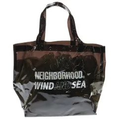 NEIGHBORHOOD (ネイバーフッド) 22SS×WIND AND SEA P-BEACH BAG ウィンダンシー トートバッグ ビーチ プールバッグ ブラック 221FRWSN-CG01S