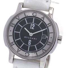 稼働】 BVLGARI ソロテンポ ST29S 白文字盤 デイト 腕時計 - メルカリ