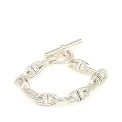 エルメス シェーヌダンクルGM 12コマ SV925 シルバー メンズ HERMES【1-0234176】