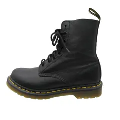 美品 ドクターマーチン Dr.Martens 1460 PASCAL 8EYE BOOT パスカル ヴァージニア 8ホール ブーツ UK5 24cm 黒 レディース 【中古】