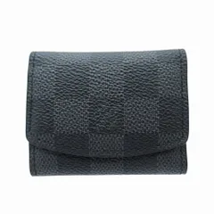 美品 LOUIS VUITTON カフスケース ダミエグラフィット ルイヴィトン ダミエ ケース 小物入れ メンズ レディース 【中古】