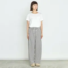 ストライプ ルームパンツ。