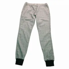 美品 uniform experiment ユニフォームエクスペリメント SLIMFIT RIBED EASY PANT UE-189015 グレンチェック リブパンツ 3 L 【中古】