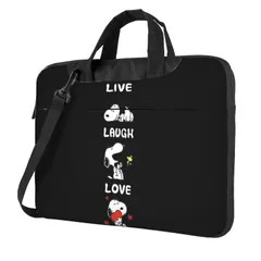 スヌーピー パソコンケース 13-15.6インチ 防水 パソコンバッグ 衝撃吸収 ノートパソコン ケース ラップトップ スリーブ バッグ ショルダーストラップ付き PCケース 通勤 通学 パソコン ビジネス 手提げカバン 男女兼用 おしゃれ 軽量コン ...
