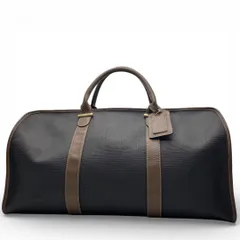 極美品　dunhill ダンヒル レザー PVC ボストンバッグ　トラベルバッグ