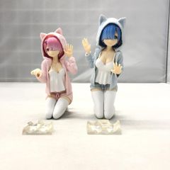 [중고] 밴프레스트 렘 & 람 Nyanko mode 이치 반 쿠지 Re: 제로부터 시작하는 이세계 생활 A상 본체만 색이 옮겨 있다[15]