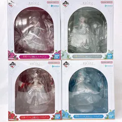 4種セット 「一番くじ ホロライブ ～Wedding Dress Style～」 宝鐘マリン 常闇トワ 雪花ラミィ 白銀ノエル フィギュア