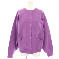 ルーニィ LOUNIE ニットカーディガン ボリュームスリーブ 長袖 F 紫 パープル 12538311 /HN