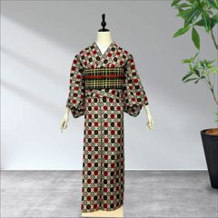 アンティーク着物☆銘仙☆単衣夏着物☆正絹☆縦縞 青 紫☆大正ロマン/昭和レトロ アンティーク着物☆銘仙☆単衣夏着物☆正絹☆縦縞 青 紫☆大正ロマン