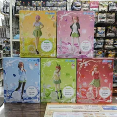 5種セット SEGA 五等分の花嫁 フィギュア Luminasta ルミナスタ 中野一花 中野二乃 中野三玖 中野四葉 中野五月 まとめて 未開封品 送料込み