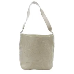 カービングトライブス グレースコンチネンタル CARVING TRIBES GRACE CONTINENTAL ワンショルダー バッグ レザー 花柄 彫刻 白 ホワイト /JS ■GY18