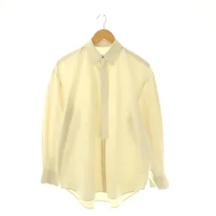 ルシェルブルー LE CIEL BLEU URBAN Necktie Shirt シャツ 長袖 36 アイボリー /DF ■OS