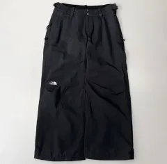 ザ・ノース・フェイス ミドルロゴ ゴープコア 麻 マウンテン ワイド パンツ L