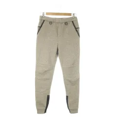 サンシー SUNSEA スウェットパンツ ジョガー 切替 レザー 配色 裏起毛 2 M グレージュ /AO21 ■GY03のサムネイル