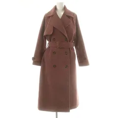 リゼクシー RESEXXY 23SS ウールライクトレンチコート ロング F ピンク /HK ■OS