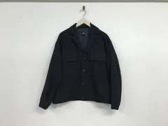 本物ハレHAREウールオーバーサイズワークジャケット長袖サーフアメカジスケーターストリートミリタリービジネススーツパーティーモードドレスゴルフメンズ黒ブラックS